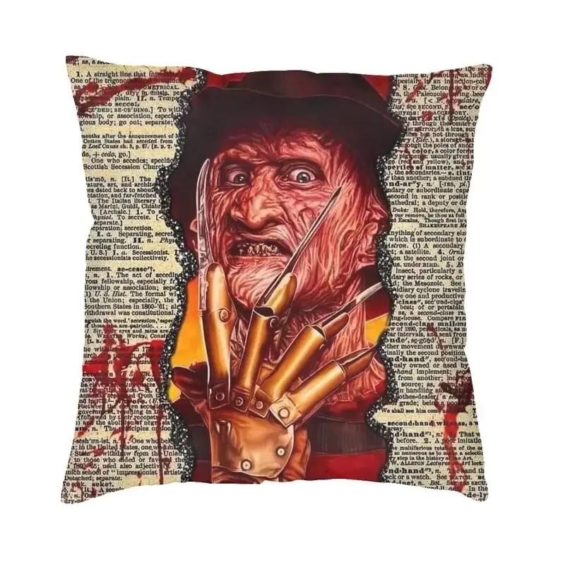 Horrorfilm Charakter Killer Kissenbezug Heimdeko 3D Druck Halloween Film Kissenbezüge für Sofa Bettwäsche Kissenbezug