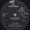 7inch Record SIR SIDNEY SAITHESWAITE & THE GARBA - I Like Knees R5591 Parlophone 1967 UK Pop Used
