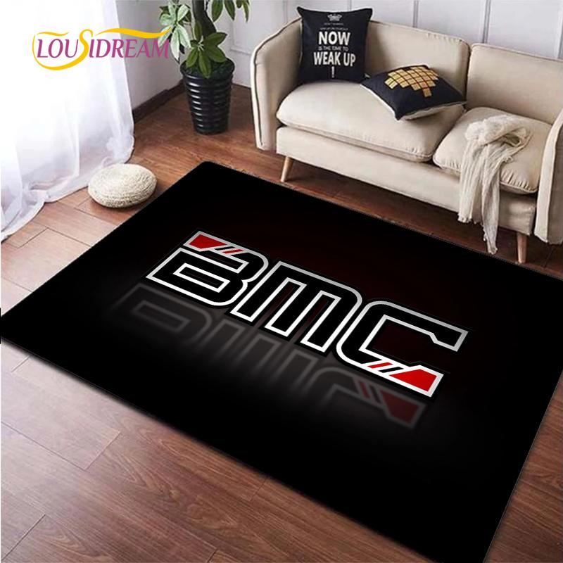 Bicycle Logo Carpet for Living Room Bedroom Rugs Kitchen Kids Door Unslip Floor Mat Birthday Gift Photography Props Alfombra Rug