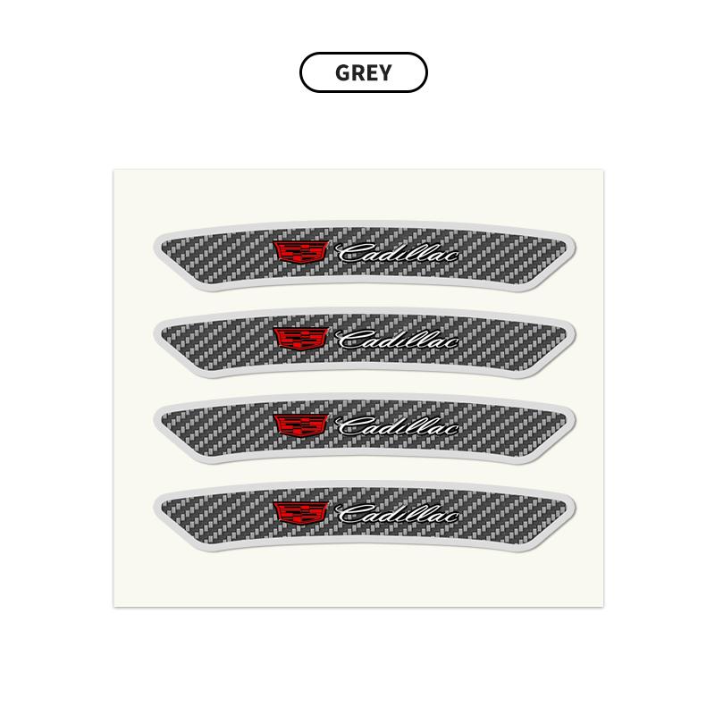 4Pcs Car Wheel C80 Badge Sticker Emblem Decoration for Cadillac CT4 CT5 CT6 XT4 XT5 XT6 CTS ATS SRX XTS STS SLR XLR BLS Deville