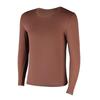 Men's Plus Size Lightweight Elastic Seamless Base Layer - Warm, Slimming Round Neck Top & Pants for Autumn/Winter