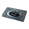Bathroom Carpet Non-Slip Backing Optical Illusion Pattern Bathroom Rug Easy To Clean Comfortable Retreat Area Bath Mat