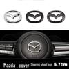 Mazda Steering Wheel Emblem Cover for CX-4, CX-5, Axela, Ruiyi, Atenza, 323