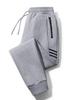 Men's Plus Size Velvet Sports Pants - Cuffed, Straight Leg Casual Sweatpants for Autumn and Winter