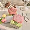 Tulip Flower Makeup Brush Storage Bucket Office Brush Holder Bedroom Desktop Storage Decorative Tray Ornament