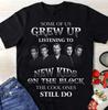 Listening to New Kids on the Block T Shirt Full Size S-5XL