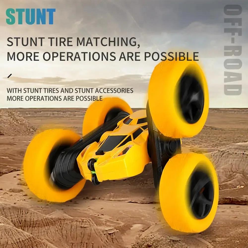 RC Stunt Car Children Double Sided Flip 2.4G Remote Control 360 Deree Rotation Off Road Drift RC Car Gifts For Kids Adults Boys