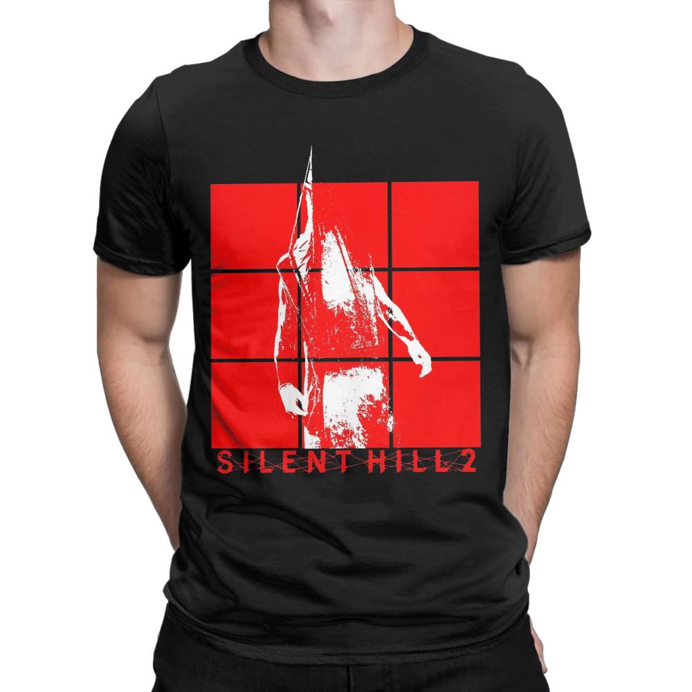 Silent Hill 2 Remake Pyramid Head T-Shirt for Men Women Funny Cotton Tee Shirt Round Neck Short Sleeve T Shirt Original Clothing