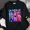 2026 Été Nouveau K-pop Chasseurs de Démons Chasseurs Femmes Hommes T-shirt Imprimé Manches Courtes assorti pour Adultes Haut Coupe Ample