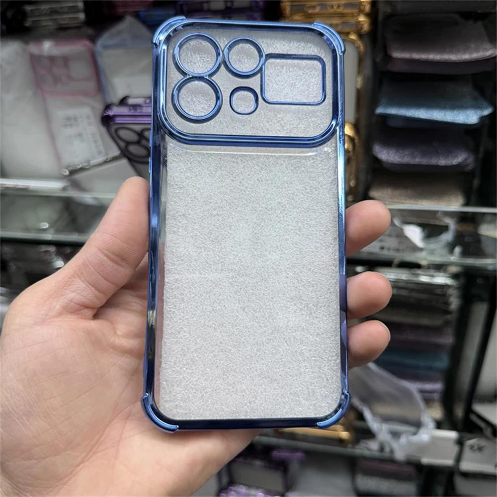 Dėklas Infinix Note 60 Pro, Infinix Note 60 Kameros Apsauga, Galvanizuotas Skaidrus Silikoninis Dangtelis, Infinix Note60 Pro5G Bamperis