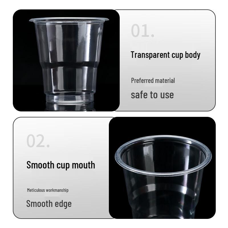 Disposable Transparent Plastic Cups