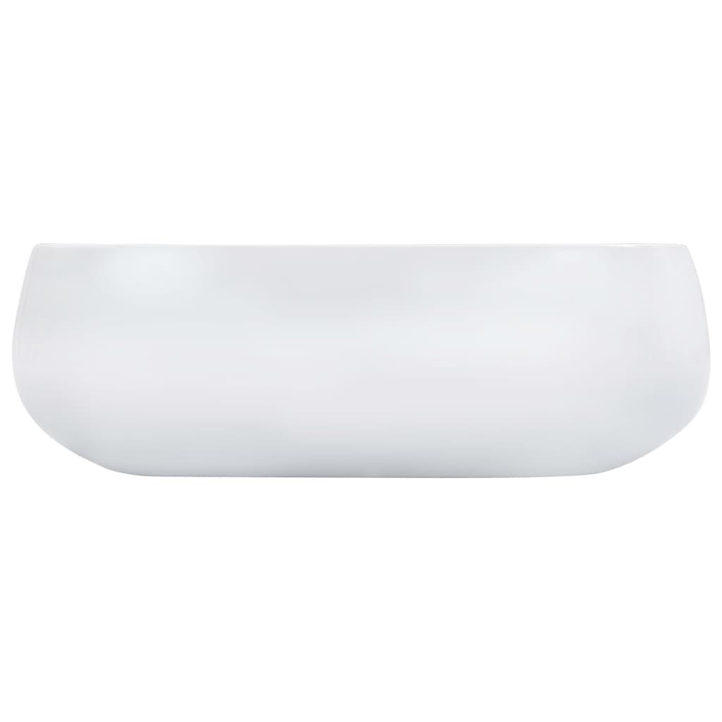 Wash Basin 44.5 X 39.5 X 14.5 Cm Ceramic White