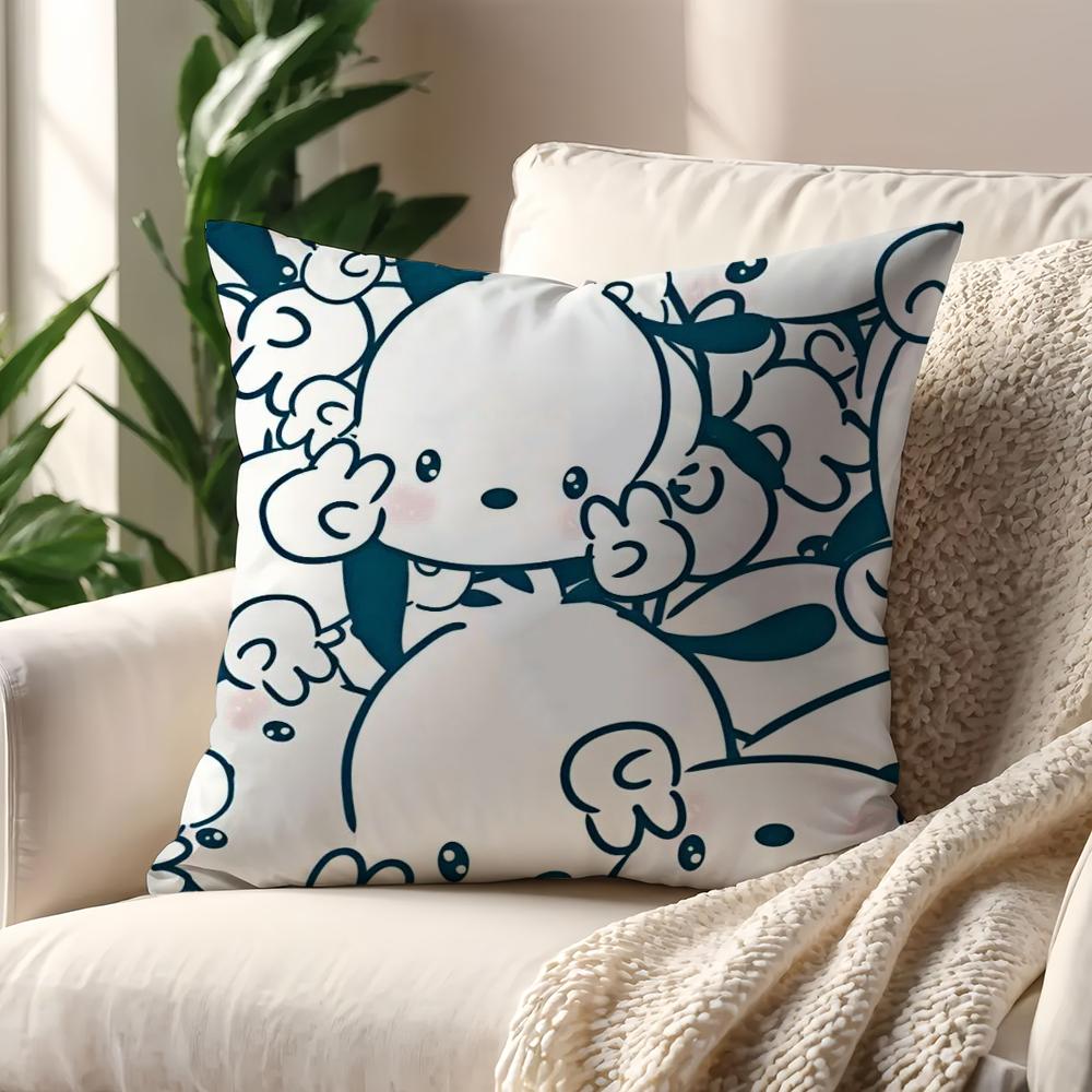 H-Hello Kawaii K-Kitty Cushion Cover For Pillow Printing Sofa Decoration Home Car Room Coffee Shop Office Nordic Simplicity