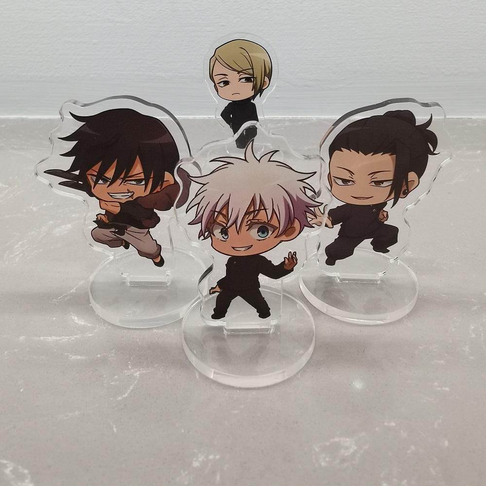 Anime Jujutsu Kaisen Figur Acryl-Ständer Figur Kinderspielzeug Yuji Itadori Gojo Satoru Fushiguro Megumi Cosplay Geburtstagsgeschenk