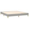Exclusive House - Bed Slat Base with Mattress Light Grey 180x200cm Fabric