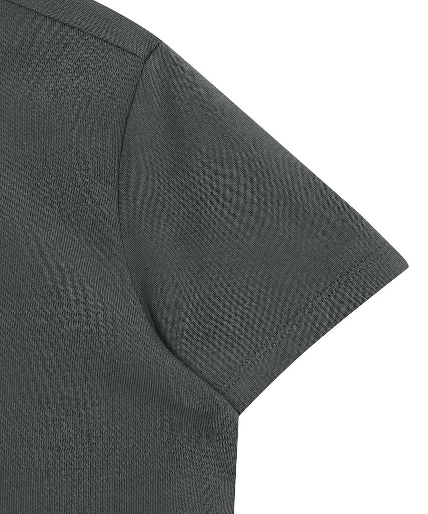 Syupeodeulai Women'S Essentials Logo T-Shirt Charcoal Sdfiscq01Chl