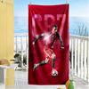 Cr7 Fußballlegende Strandtuch Superweich & Saugfähig Bequem Leicht Tragbar für Schwimmen, Strand, Camping, Reisen, Strandzubehör, Fitnessstudio
