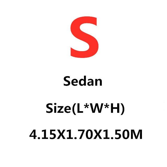 Universele SUV/Sedan Volledige Autohoezen Buiten Waterdicht Zon Regen Sneeuw Bescherming UV Auto Paraplu Zilver S-XXL Autohoeshoes