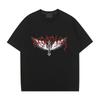 Kreuz T-Shirt Tod Kreuz Jesu Kurzarm Schwarzes T-Shirt Hohe Qualität Locker Atmungsaktiv Kurzarm Neue Mode Oberteile