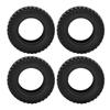 4pcs RC Rubber Wheels Tyre Front and Rear Tires for MN86 112 RC Crawlers Upgrade Parts