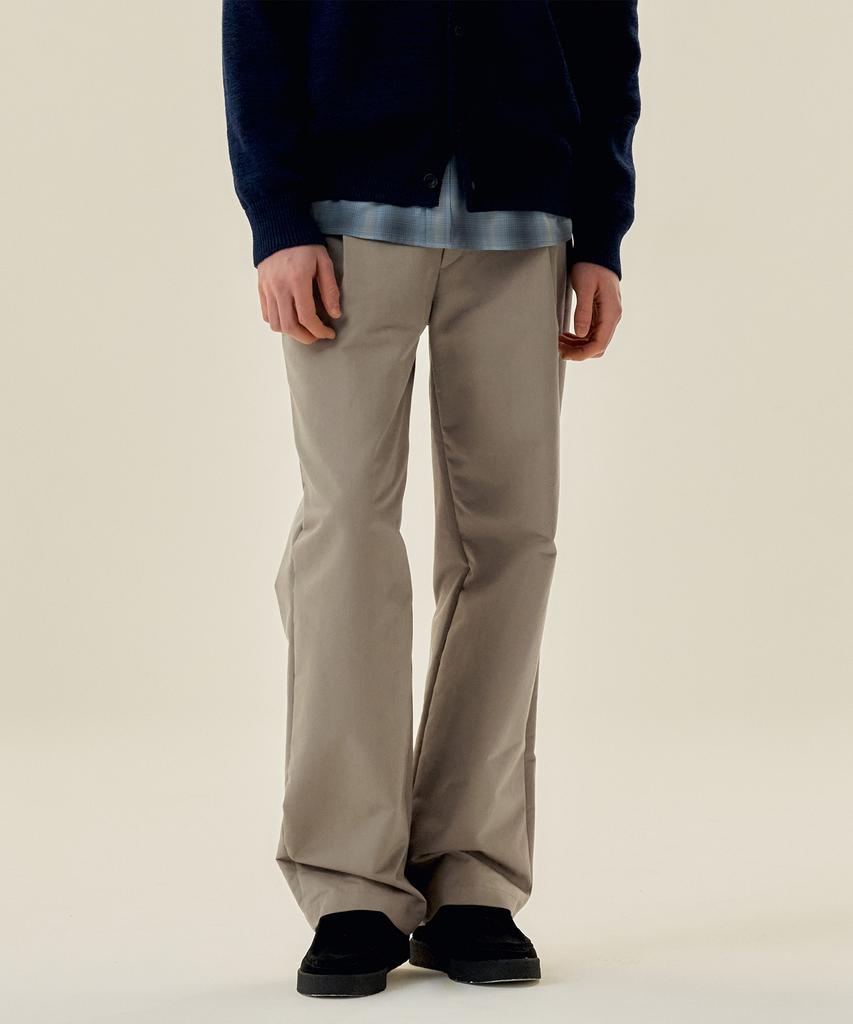 MINDBRIDGE [Couture] Wide Single-Pleat Elastic Pants - 2 Colors