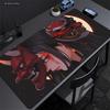 Oni Devil Mask Rubber Mouse Mat Gamer Mouse Pad Anime Girls Large Gaming Mousepad Game HD Print Keyboard Pads Non-Slip Deskmat