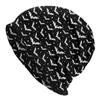 Bats Unisex Bonnet Zimní turistika Dvouvrstvé tenké čepice pro Unisex ženy