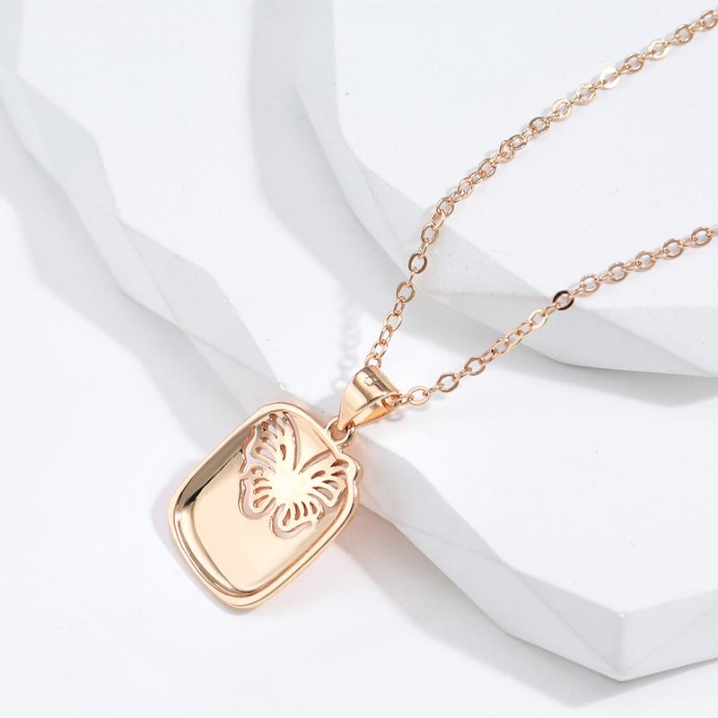 Butterfly hänge halsband kvinnor personlighet kedja smycken