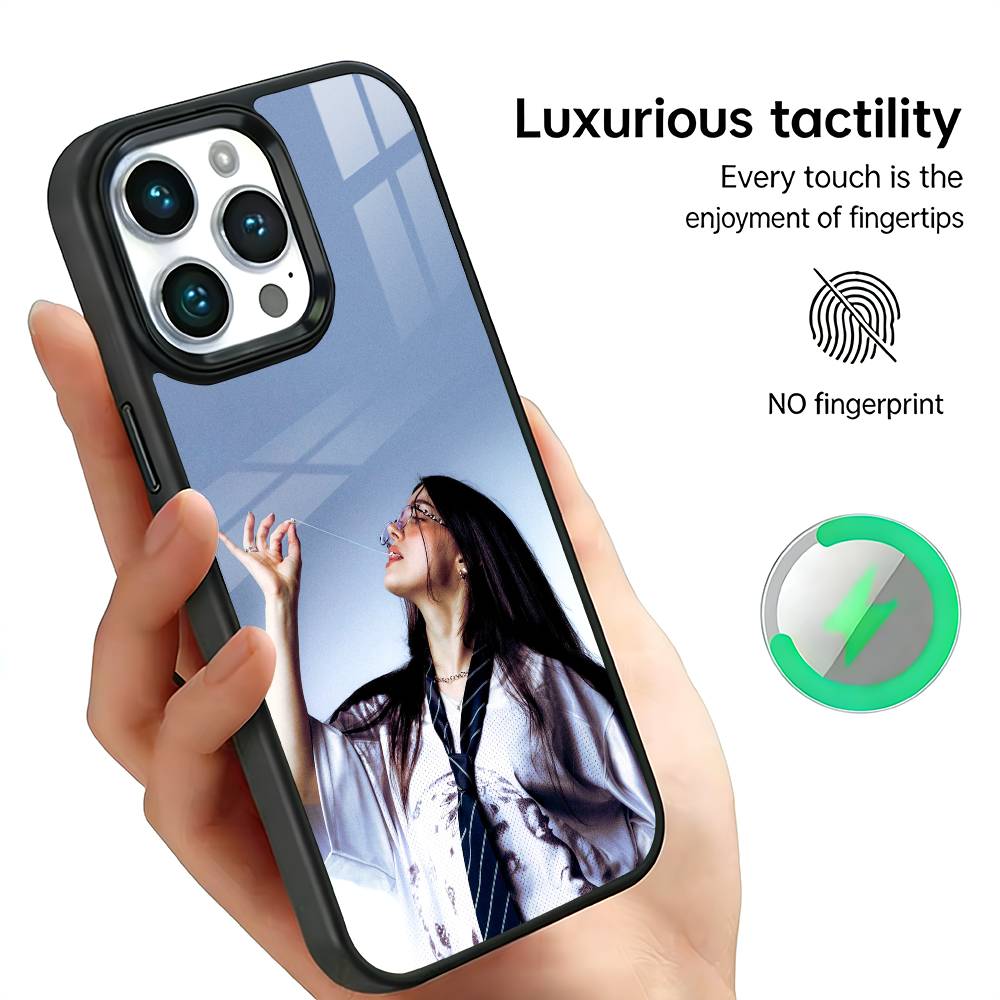 Sängerin B-Billie Eilish Handyhülle Für IPhone17 16 15 14 13 12 11 Plus Pro Max Plus Kabelloses Ladegerät Hülle Funda