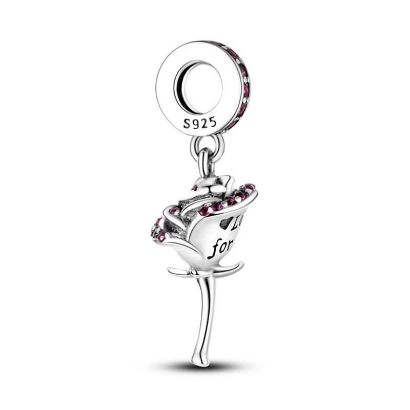 925 Silver Travel Charms Japanese Doll Coffee Cup Plane Camera Dangle Charm Beads Fit Bangle Bracelet Jewelry