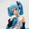 Neue 14CM Anime Sitzende Hatsune Miku Figuren Kawaii Langes Haar Sakura Action Spielzeug Mädchen PVC Figur Modell Mädchen