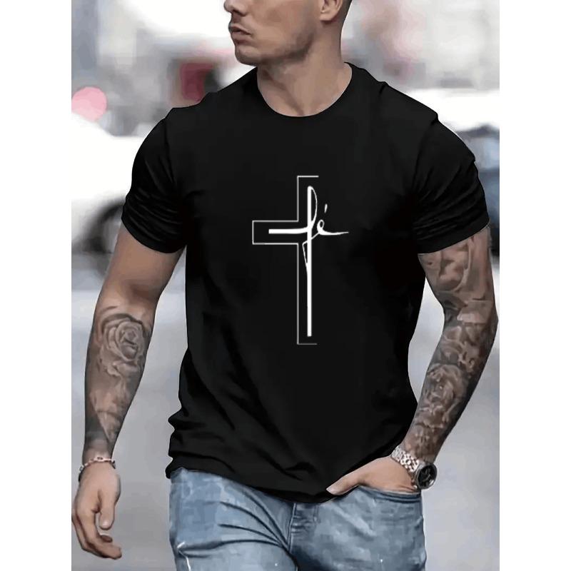 European Sizes Mens TShirt Comfortable Crew Neck Casual ShortSleeves Soft Breathable Top Menswear Summer Spring Streetwear Cotton Fabric