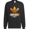 Originals Trefoil Tee Long Sleeve T-Shirt Men Tops Black JM7270
