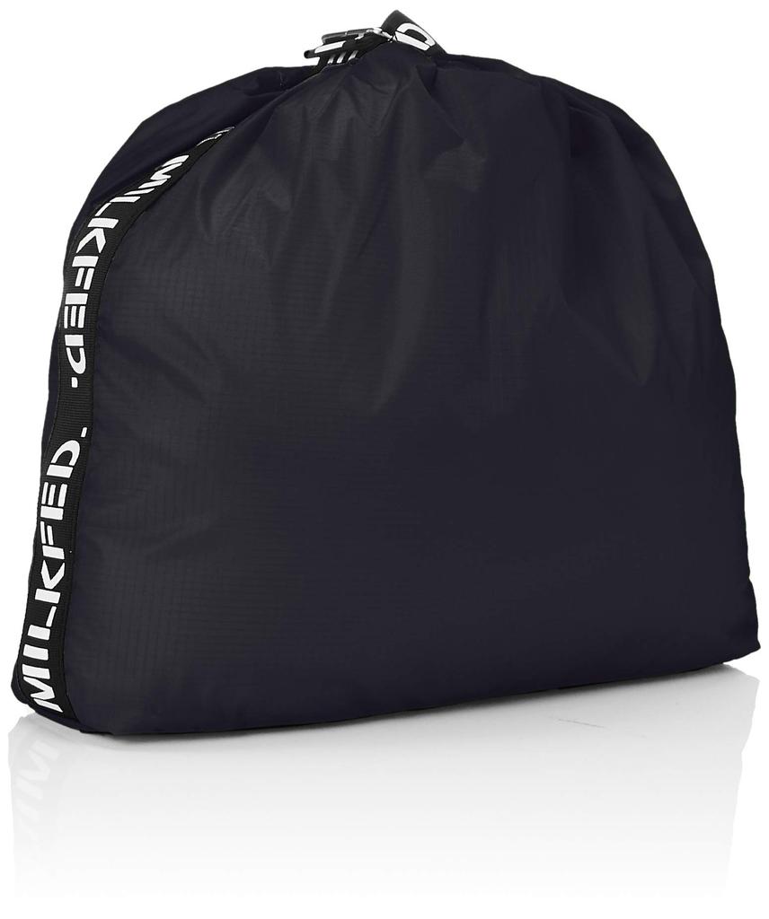 Milkfed Logo Tape Easy Shoulder Bag, 103202053010, Black