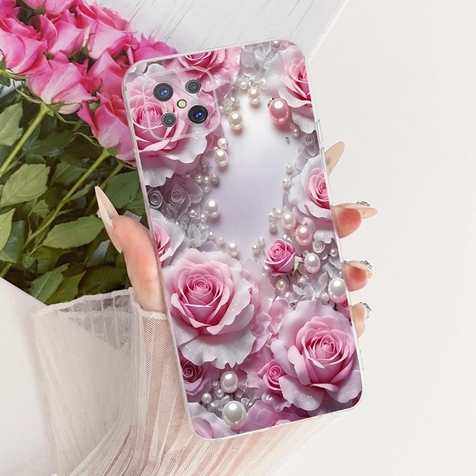 Clear For Oppo Reno 4Z 5G Case CPH2065 Cute Cat Fashion Butterfly Funny Painted Cover For Oppo Reno4 Z 5G Phone Casing