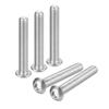 Hex Socket Cylindrical Head Screws, Button Head Socket Cap Screws, Hex Bolt Screws, Full Thread Hex Drive Screws, 5/16-18 X 2", 304 Stainless S