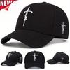 Mode LOVE Kreuz Bestickt Baseballkappe Unisex Persönlichkeitshut Hip Hop Hut Outdoor Verstellbar Sonnenschutzhut Freizeitkappe