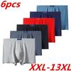 6 Pezzi Biancheria Intima Taglie Forti Boxer da Uomo Taglia Grande XXL 3XL 4XL 5XL 6XL 7XL 8XL 9XL 10XL 11XL 12XL 13XL Mutande Modali