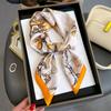 70 * 70cm New Silk Small Square Scarf For Women'S Neck Protection Professional Scarf Versatile Hair Tie Headscarf Scarf