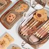 Trousse pentru creioane Capybara Portabilă Mare Husă pentru Creioane Copii Suport pentru Creioane Capybara Geantă pentru Machiaj cu Deschidere Largă pentru Cosmetică