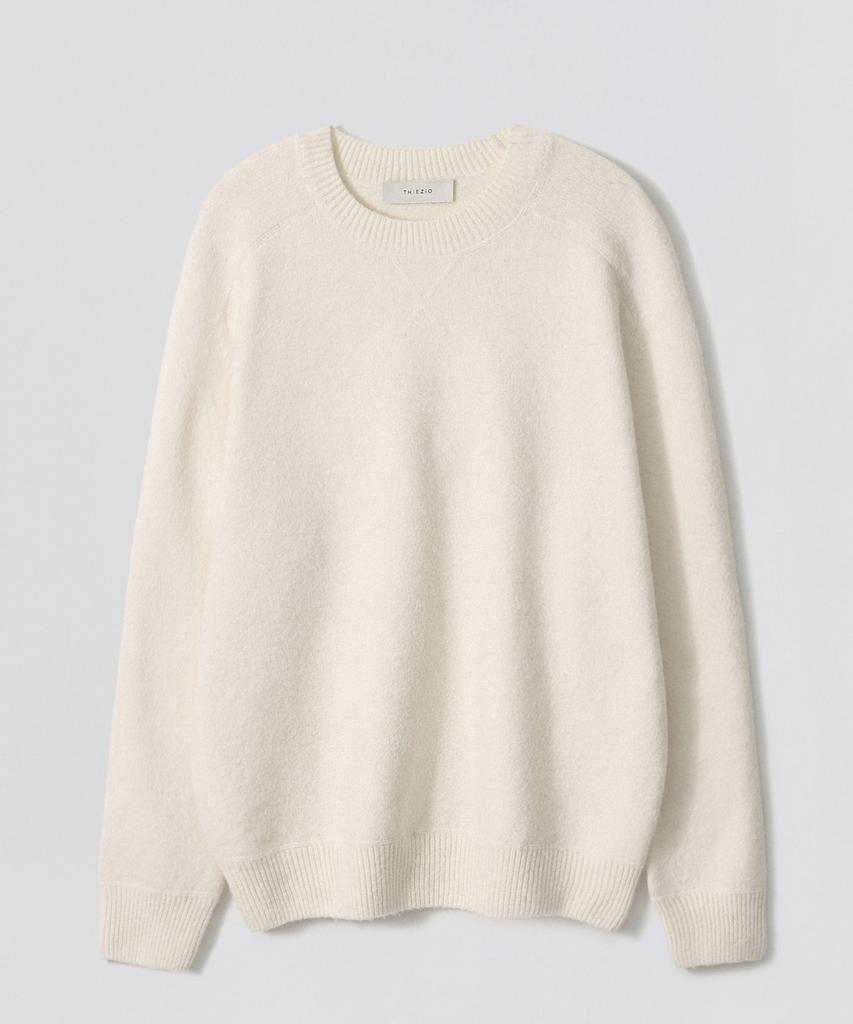 EZIO Plain Round Knit_Ivory