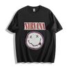 Camiseta Smiley de NirvanaDiseño Clásico de Cara Grunge Camiseta Unisex Camiseta Unisex