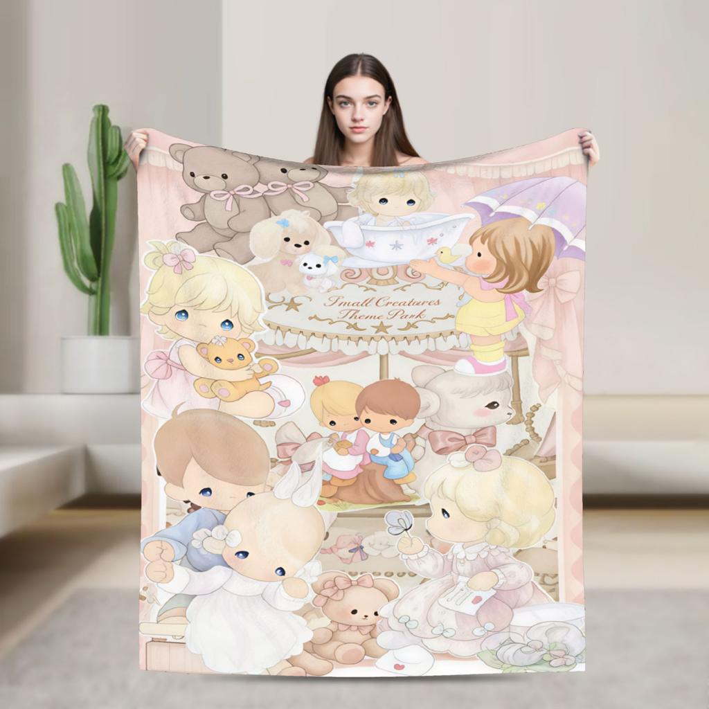 IDOLiSH Flannel Blanket Soft Warm Bedding Throws for Couch Chair Decorative Comfortable Bedspread Sofa Bed Cover