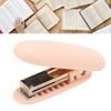 4Pcs Portable Stapler Foldable Storage Effort Saving Lever Structure Compact Rounded Shape   Stapler for   School
