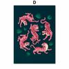 Matisse Poster Coral Leaves Flowers Abstract Plant Canvas Painting Nordic Room Wall Art Prints Picture For Hoom Decoration
