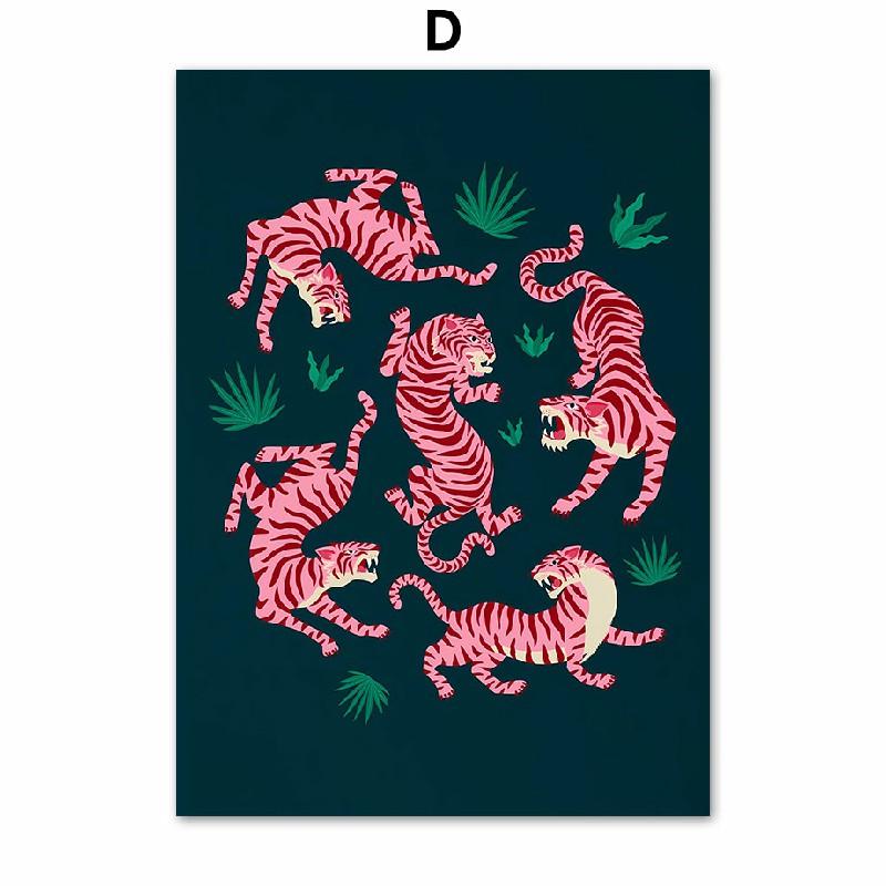 Matisse Poster Coral Leaves Flowers Abstract Plant Canvas Painting Nordic Room Wall Art Prints Picture For Hoom Decoration