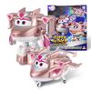 Super Wings 5 ​​ίντσες Μεταμορφωτικός Ταξιδιώτης Μεταμορφώνεται από Αεροπλάνο σε Ρομπότ σε 10 Βήματα Φιγούρες Δράσης με Παραμόρφωση - Παιδικά Παιχνίδια - Δώρο