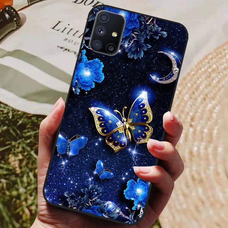 For Samsung Galaxy M51 Case Wolf Cartoon Silicon Soft TPU Back Cover For Samsung M51 Phone Cases GalaxyM51 M 51 M515F Coque