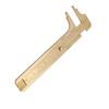 1pc Brass Sliding Gauge Vernier Caliper Ruler Measuring Tool Double Scales Mminch (100mm)