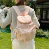 Schoolbag New Japanese Ins High-value Schoolbag Female Sweet Candy-colored Bow Backpack Junior High School Lightweight Backpack